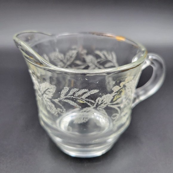 Vintage Creamers Frosted Grape & Leaf Gold Set Of 3 Creamer Syrup Condiment - Picture 11 of 16